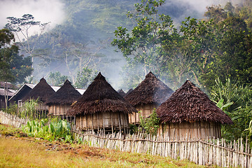 Image showing Traditional Mountain Village