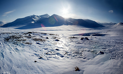 Image showing Snow Covered Mountain