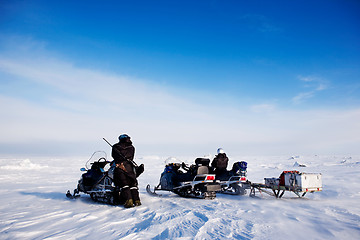 Image showing Svalbard Snowmobile Adventure