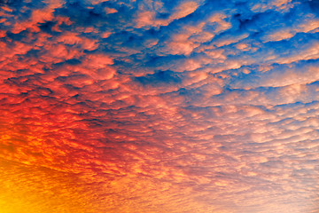 Image showing Cloud Sunset Background