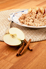 Image showing Apple Cinnamon Porridge