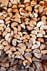 Image showing Firewood Background