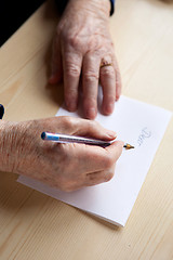 Image showing Writing a Letter