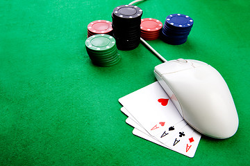 Image showing Online Gambling Concept