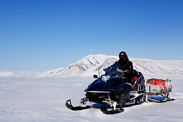 Image showing Snowmobile Expedition