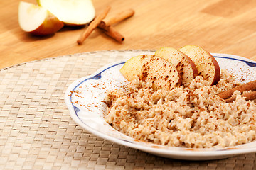 Image showing Apple Cinnamon Porridge