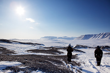 Image showing Barren Winter Landscape