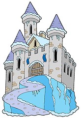 Image showing Frozen castle