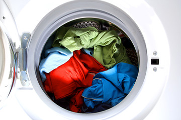 Image showing Clothes in laundry