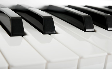 Image showing Piano keys