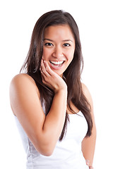 Image showing Beautiful happy asian woman