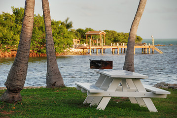 Image showing Bench in Islamorada, Florida, January 2007