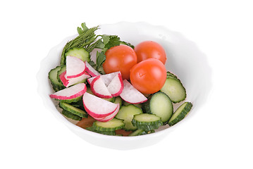 Image showing Vegeterian Salad