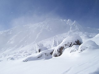 Image showing Frozen mountain