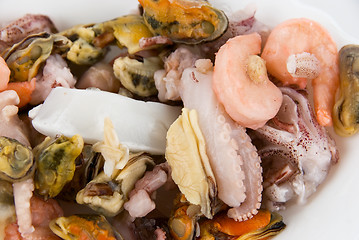 Image showing Seafood background
