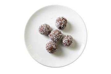 Image showing Chocolate ball cakes