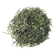 Image showing Japanese green premium Sencha tea