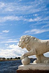 Image showing Guarding the sea gate