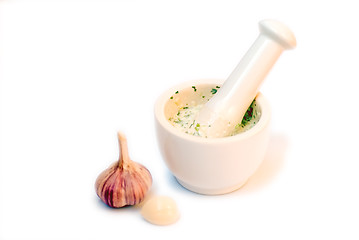 Image showing Garlic dressing