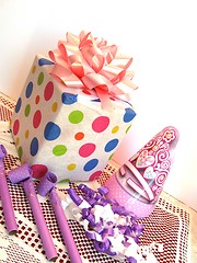 Image showing Birthday gifts and favors