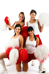 Image showing Cheerleader squad