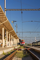 Image showing small train station