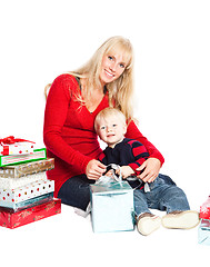 Image showing Christmas family gifts