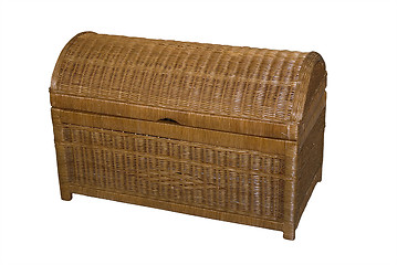 Image showing Rattan kist