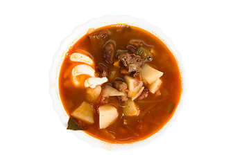 Image showing borscht soup 