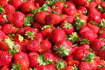Image showing Strawberries on the Market