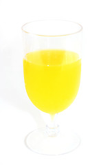 Image showing Orange juice isolated on white