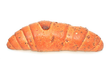 Image showing Bread loaf isolated on white background