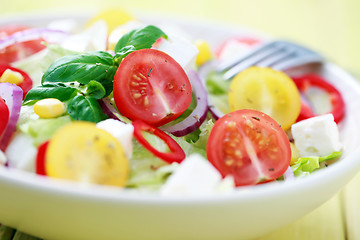 Image showing vegetable salad