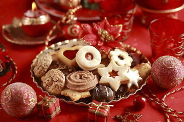 Image showing Delicious Christmas cookies