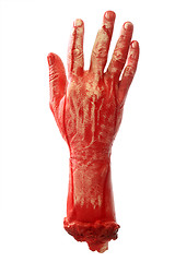 Image showing Bloody hand