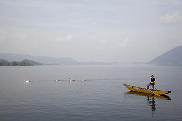 Image showing Lake Traun Austria