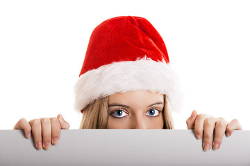 Image showing Female Santa