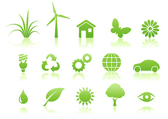 Image showing  ecology icon set