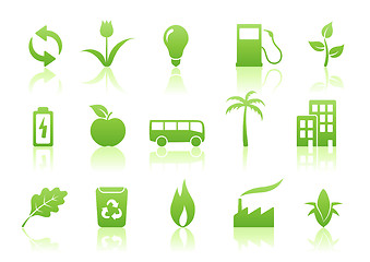 Image showing ecology icon set