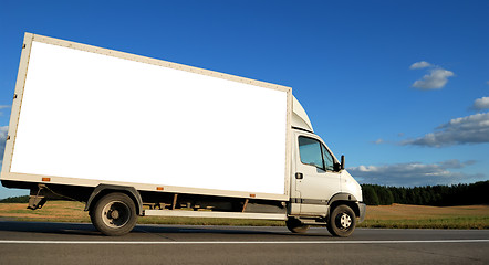 Image showing White minitruck