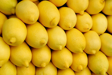 Image showing heap of yellow lemons