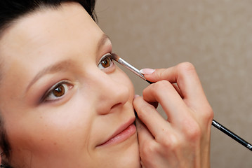 Image showing Make-up. Eye shadow