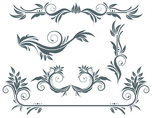 Image showing floral elements