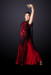 Image showing Spanish Flamenco dancer