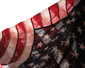 Image showing transparent American flag