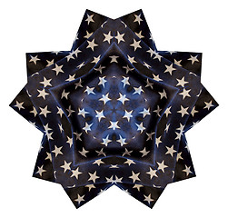 Image showing blue and white stars