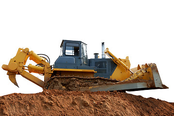 Image showing Heavy bulldozer with ripper