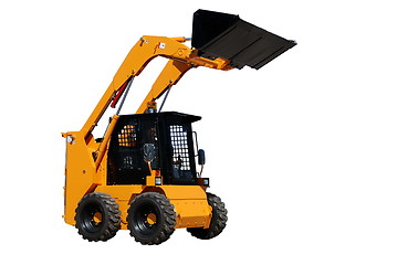 Image showing skid steer loader (isolated)