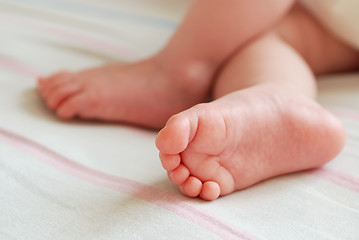 Image showing little baby feet