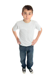 Image showing boy hands on hips